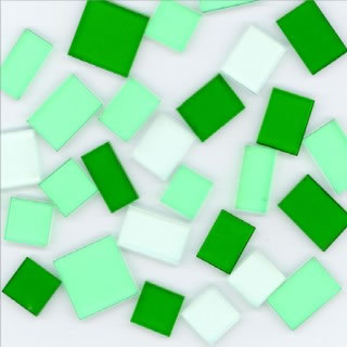 Heidi Grace Designs - Spectrum Mosaics St Paddys  (sold in 3's)